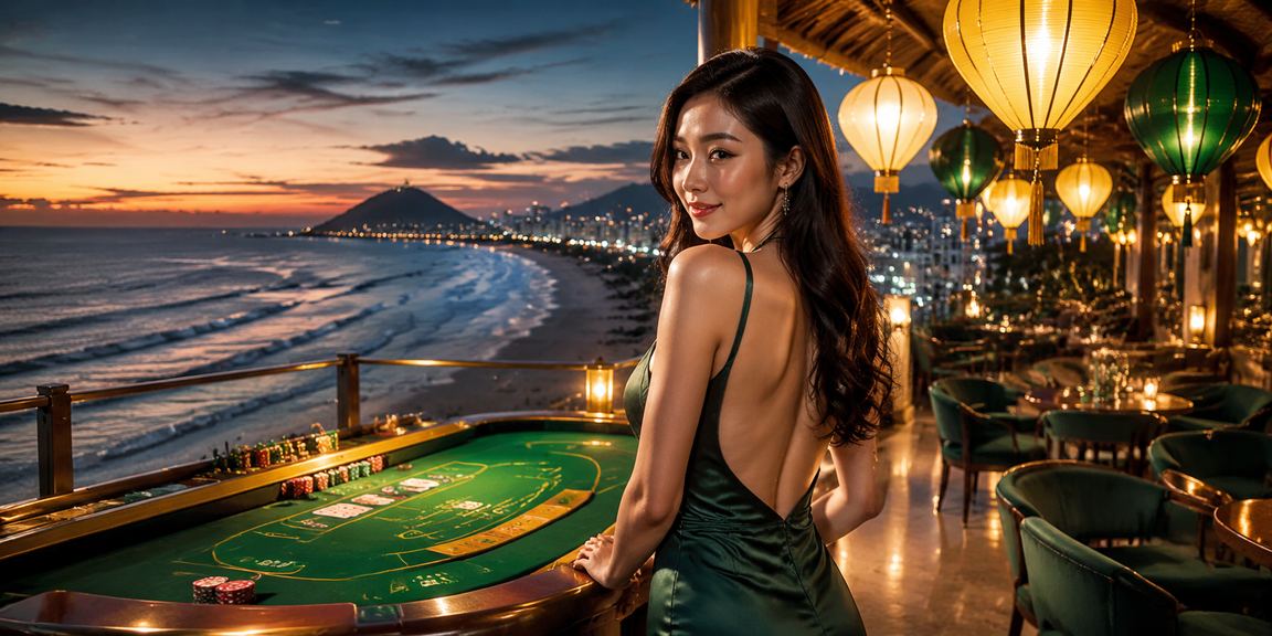 Không khí đêm Hội An với đèn lồng rực rỡ gợi liên tưởng đến bàn baccarat sôi động trên nền tảng trực tuyến